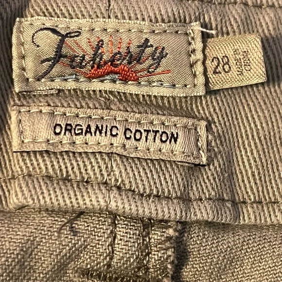 Faherty Organic Cotton Raw Hem Straight Leg Utility Pant - Picture 4 of 8